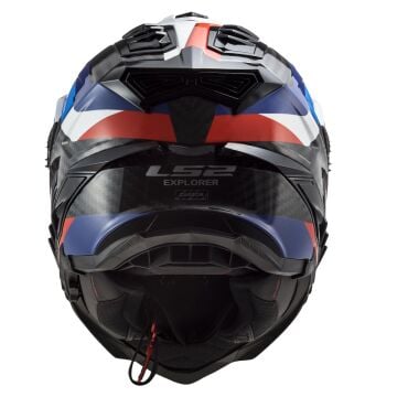 LS2 EXPLORER C KARBON FRONTIER SİYAH - MAVİ KROS KASK