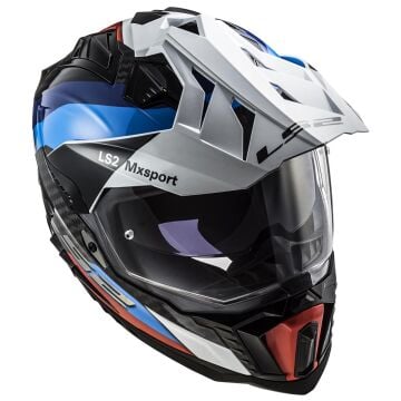 LS2 EXPLORER C KARBON FRONTIER SİYAH - MAVİ KROS KASK