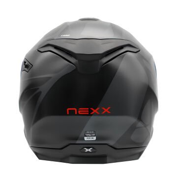NEXX Y.100 B-SIDE MAT SİYAH-GRİ KASK-KAPALI KASK