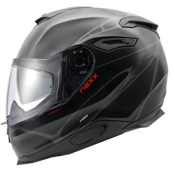 NEXX Y.100 B-SIDE MAT SİYAH-GRİ KASK-KAPALI KASK