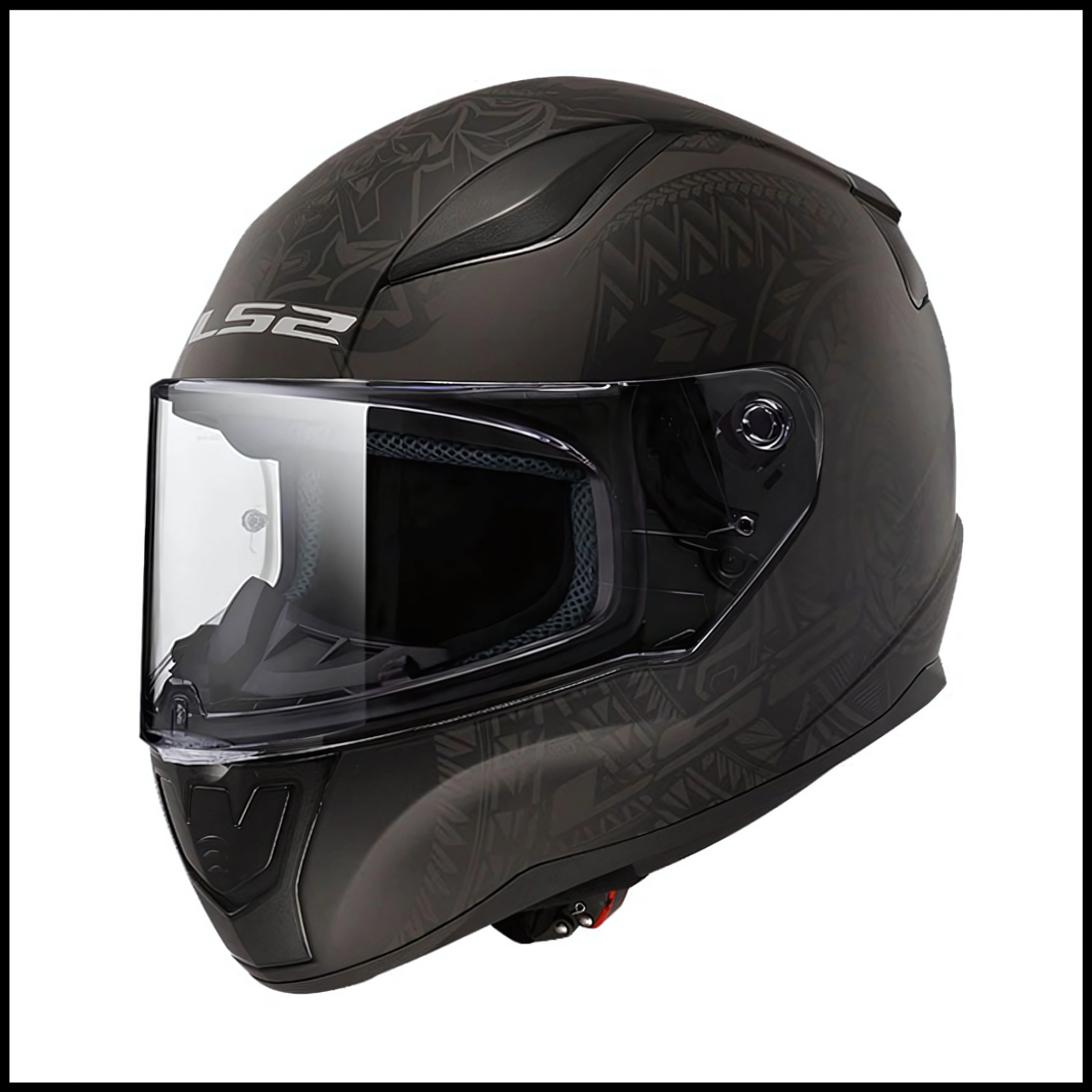 LS2 RAPID 2 TAKAROA MAT SİYAH KAPALI KASK