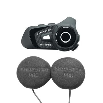 Knmaster KN6100 PRO Karbon - Bluetooth İnterkom Seti