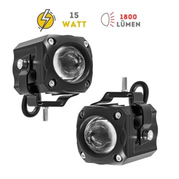Knmaster Scor 15W Motosiklet Led Sis Farı