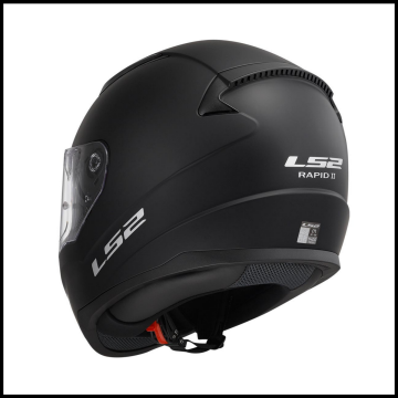 LS2 RAPID 2 MAT SİYAH KAPALI KASK