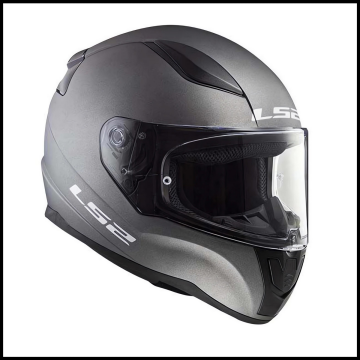 LS2 RAPID 2 MAT TITANIUM KAPALI KASK