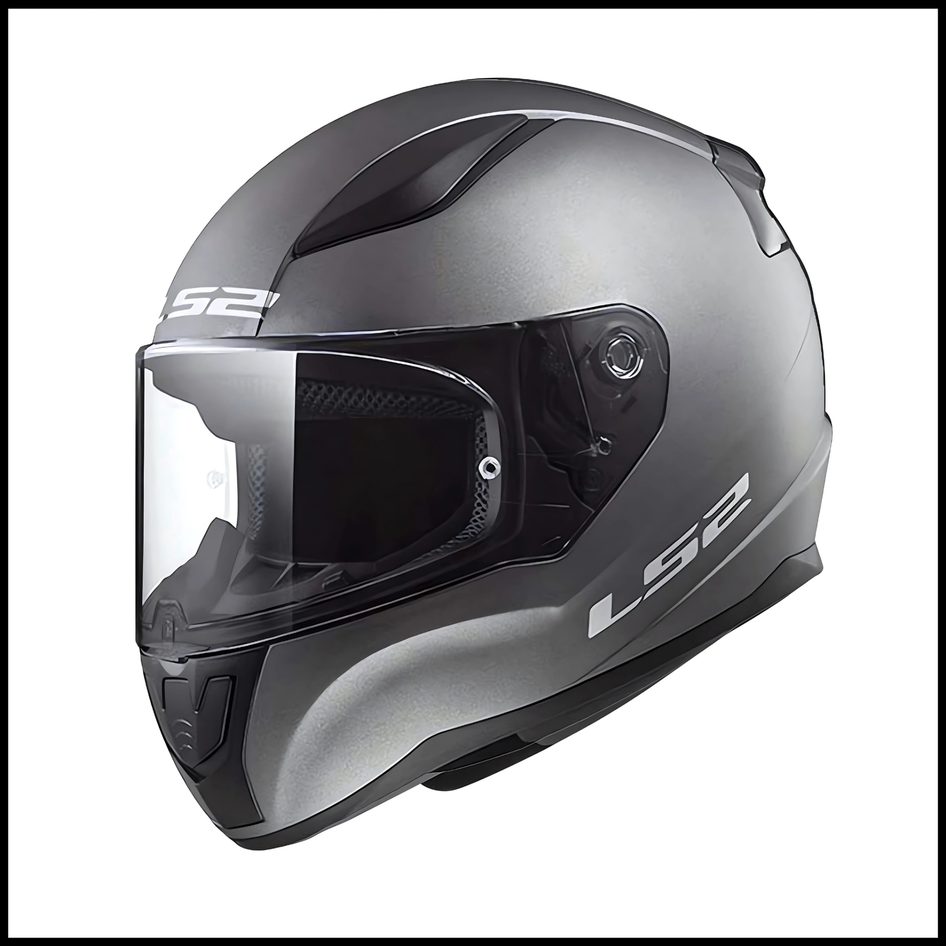 LS2 RAPID 2 MAT TITANIUM KAPALI KASK