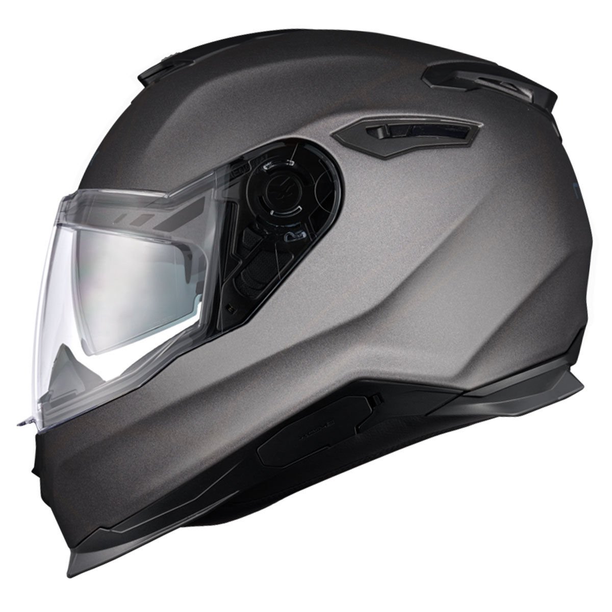 NEXX Y.100 MAT TITANIUM KASK-KAPALI KASK