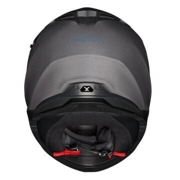 NEXX Y.100 MAT TITANIUM KASK-KAPALI KASK