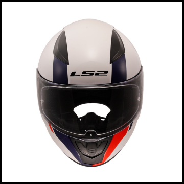 LS2 RAPID 2 DRIVEWAY BEYAZ-MAVİ KAPALI KASK