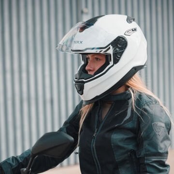 NEXX Y.100 BEYAZ KASK-KAPALI KASK