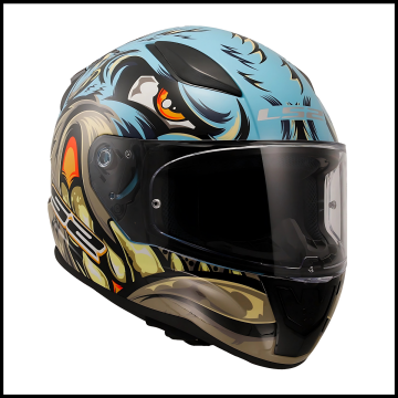 LS2 RAPID 2 NEO MAVİ-MOR KAPALI KASK