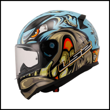 LS2 RAPID 2 NEO MAVİ-MOR KAPALI KASK