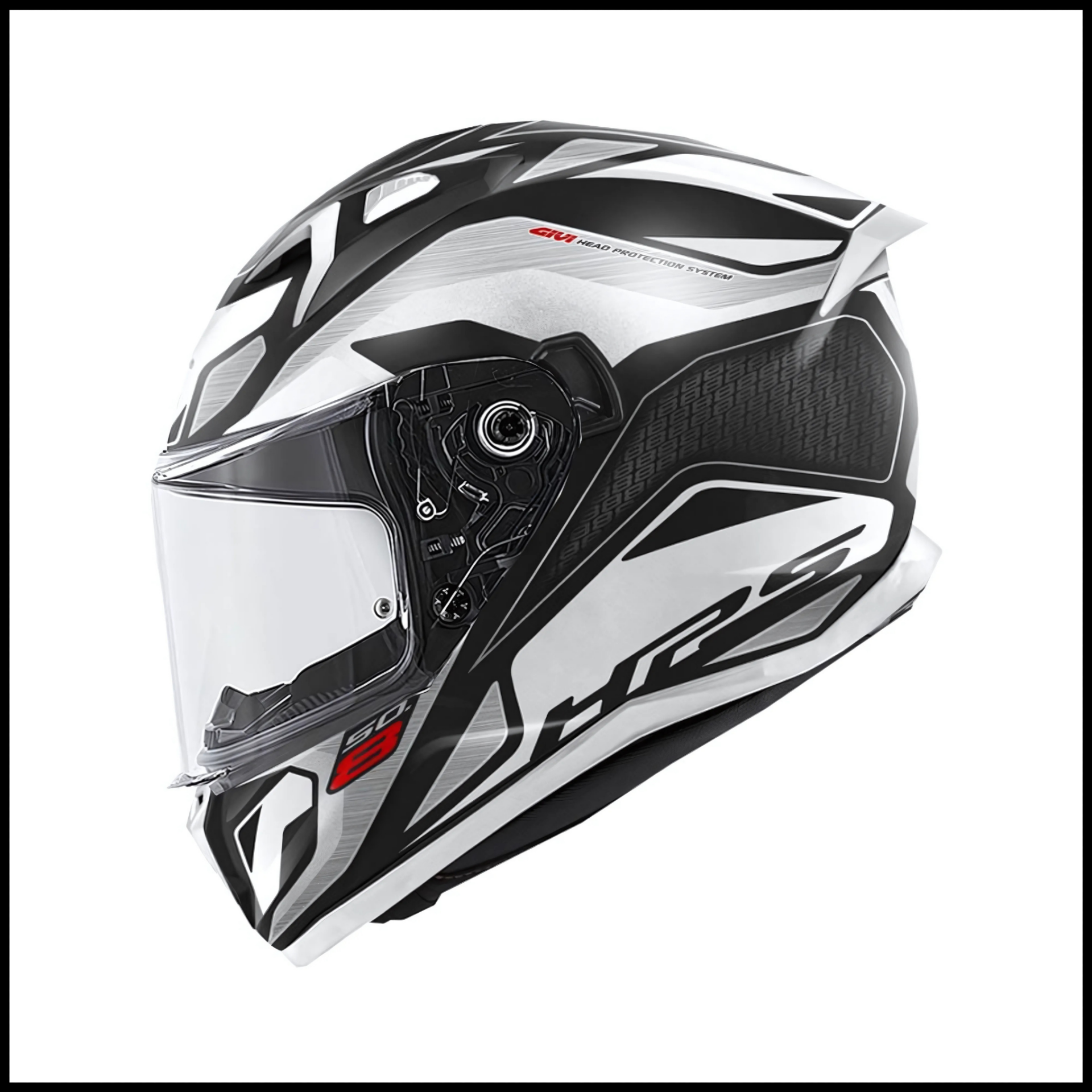 GIVI 50.8 BRAVE MAT SİYAH-TITANIUM-GRİ KAPALI KASK