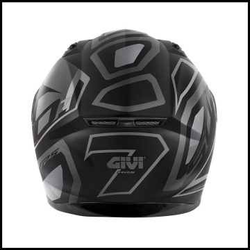 GIVI 50.7 PROTON MAT TITANIUM-SİYAH KAPALI KASK