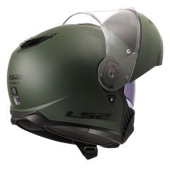 LS2 STROBE 2 MAT YEŞİL ÇENE AÇILIR KASK