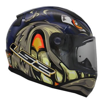 LS2 RAPID 2 SPOX MAVİ - GRİ KAPALI KASK