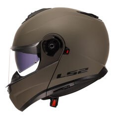 LS2 STROBE 2 MAT KUM ÇENE AÇILIR KASK