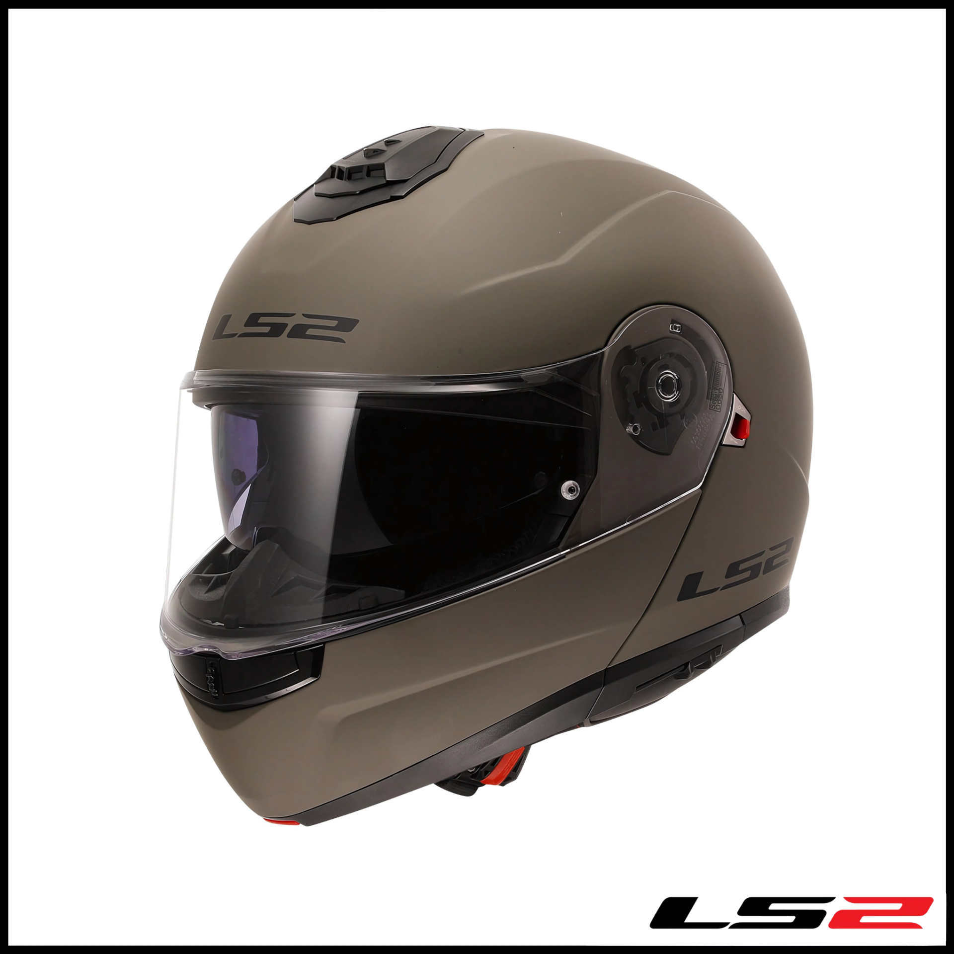 LS2 STROBE 2 MAT KUM ÇENE AÇILIR KASK