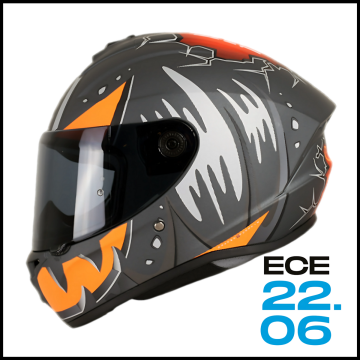 AXXIS DRAKEN S PUMPKIN B4 MATT FLUO ORANGE KAPALI KASK