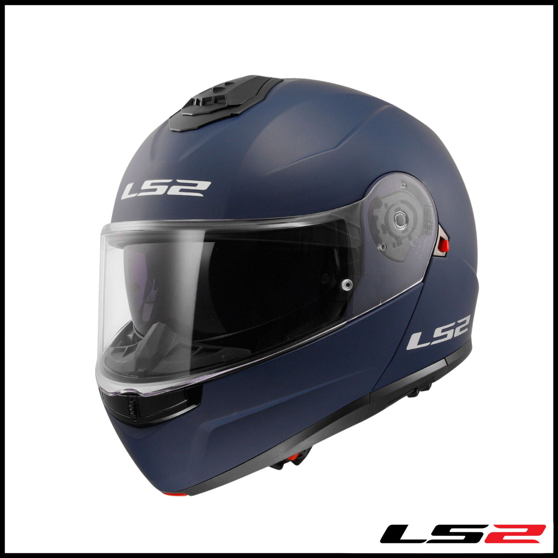 LS2 STROBE 2 MAT NAVY MAVİ ÇENE AÇILIR KASK