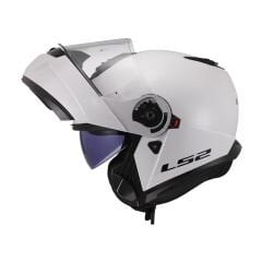 LS2 STROBE 2 BEYAZ ÇENE AÇILIR KASK