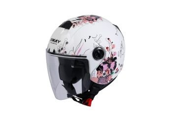 SWAY SW 715 IRIS Pink White Yarım Kask