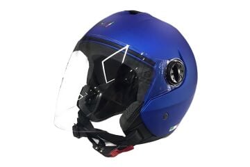 SWAY SW 715 METALIC Blue-YARIM KASK