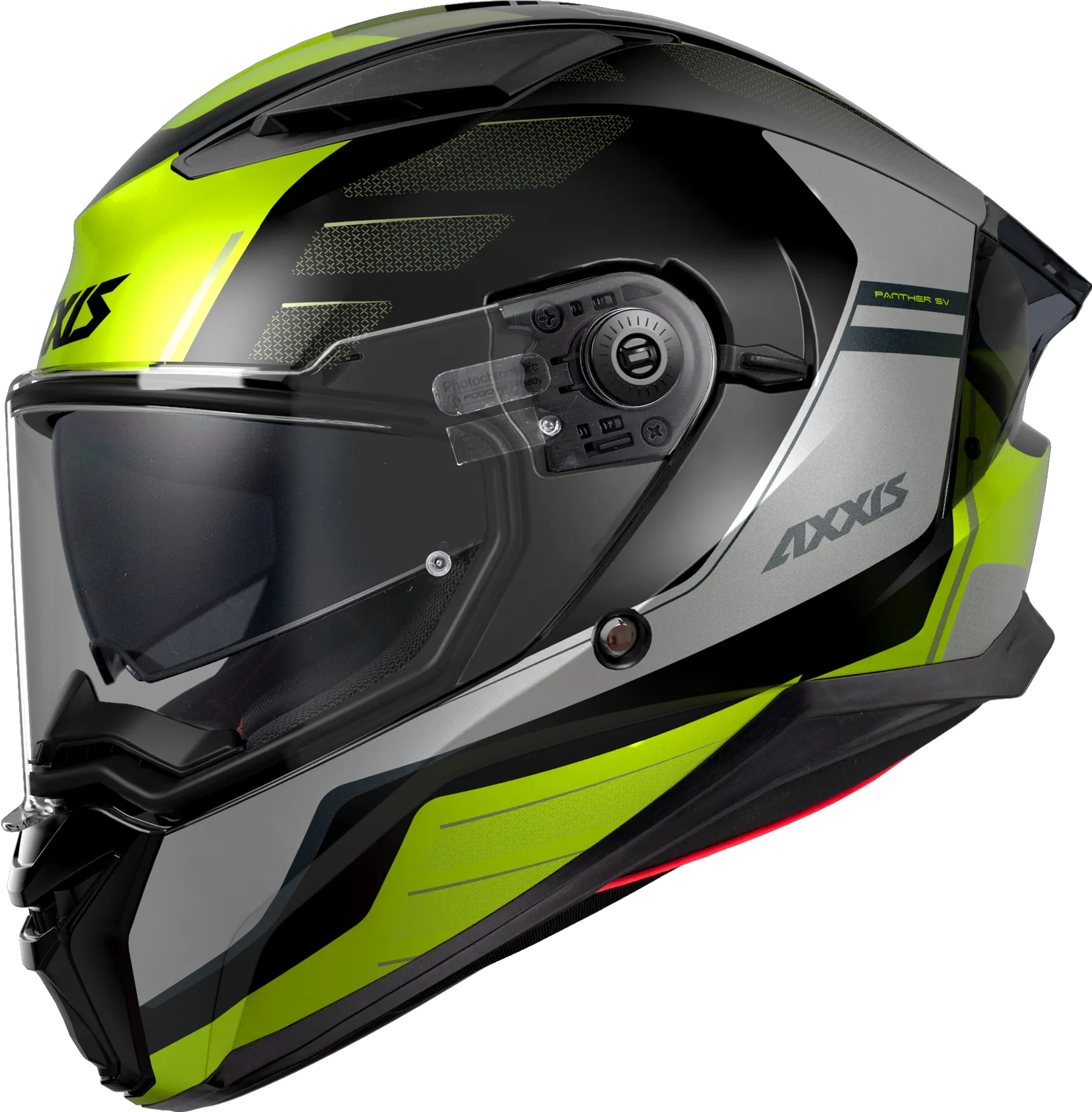 AXXIS PANTHER SV PRESTIGE B3 MATT FLUO YELLOW KAPALI KASK