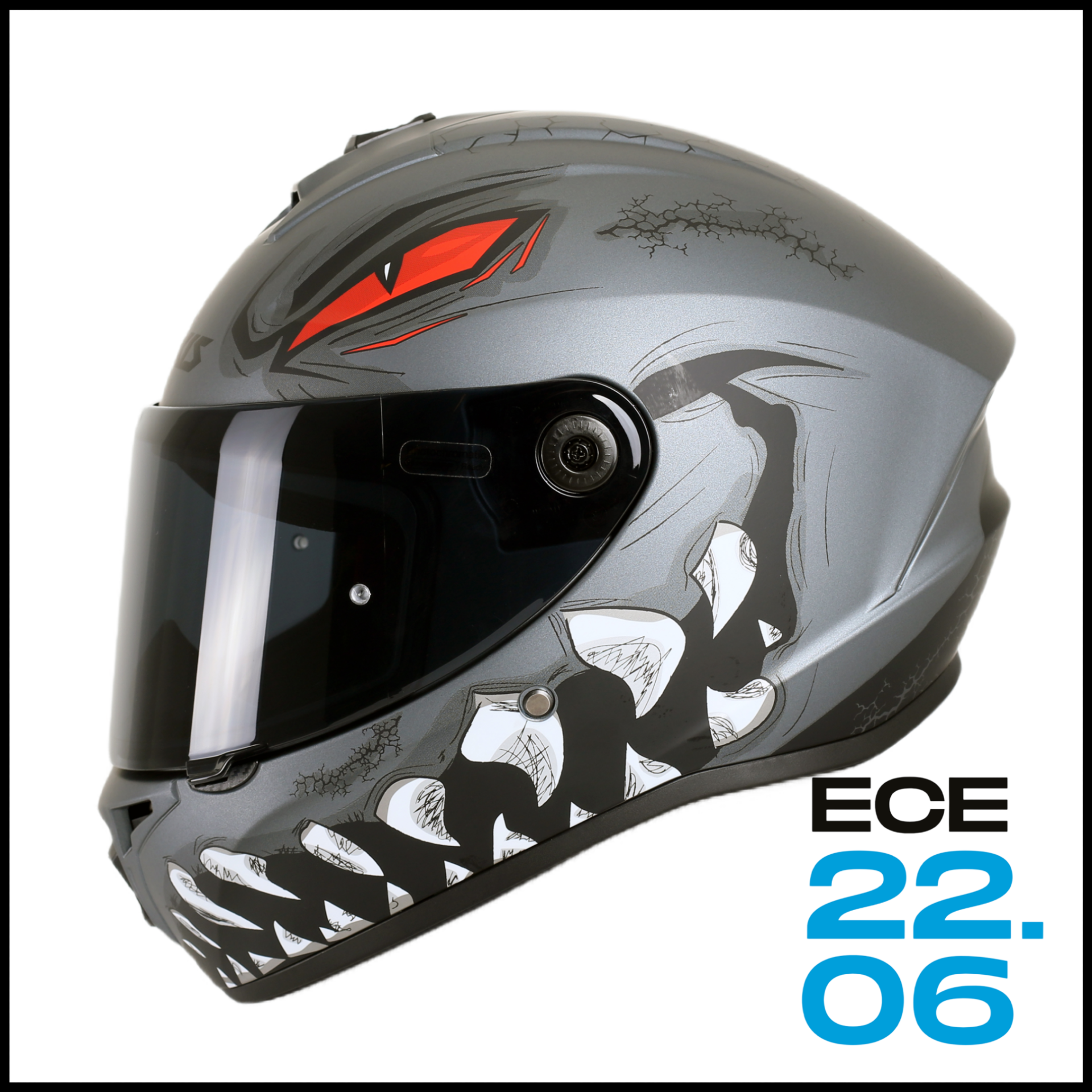 AXXIS DRAKEN S FORZA MATT GREY KAPALI KASK