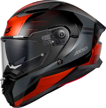 AXXIS PANTHER SV PRESTIGE B5 MATT FLUO RED KAPALI KASK