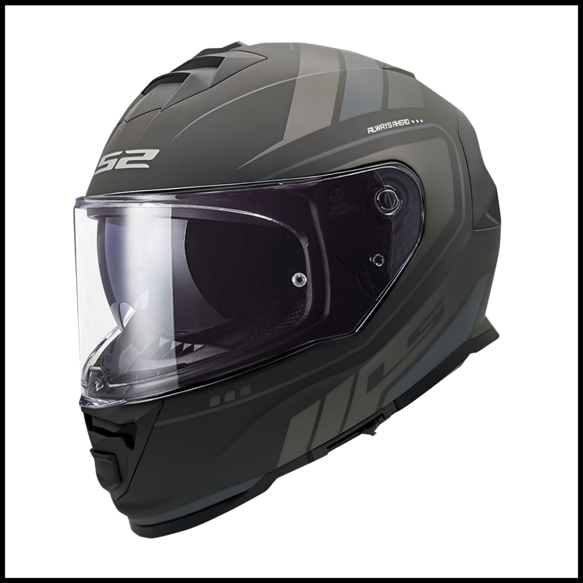 LS2 STORM 2 FIST MAT SİYAH KASK