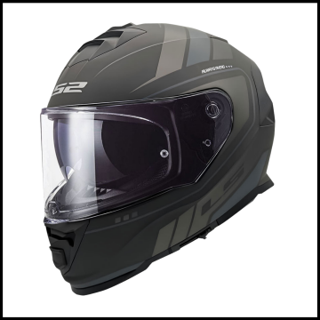 LS2 STORM 2 FIST MAT SİYAH KASK