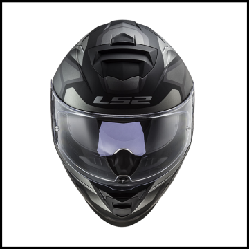 LS2 STORM 2 FASTER MAT TITANIUM KAPALI KASK