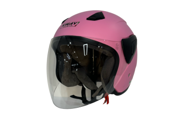 SWAY SW 733 Pink Yarım Kask
