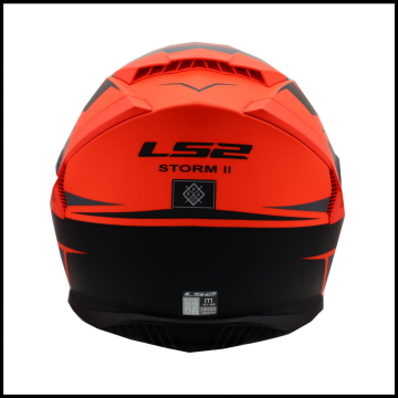 LS2 STORM 2 FIST MAT TURUNCU-SİYAH KAPALI KASK