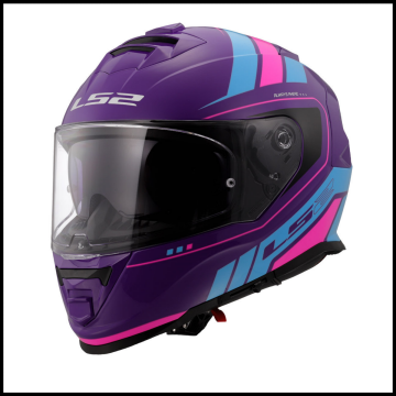 LS2 STORM 2 FIST MOR-MAVİ KAPALI KASK