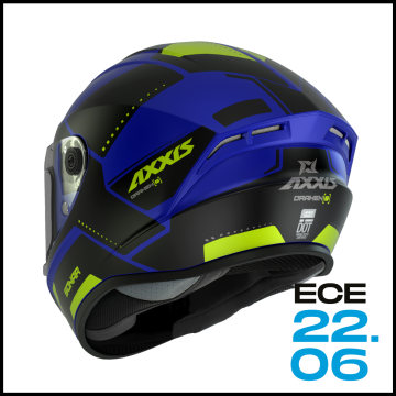 AXXIS DRAKEN S SONAR BLUE MATT KAPALI KASK