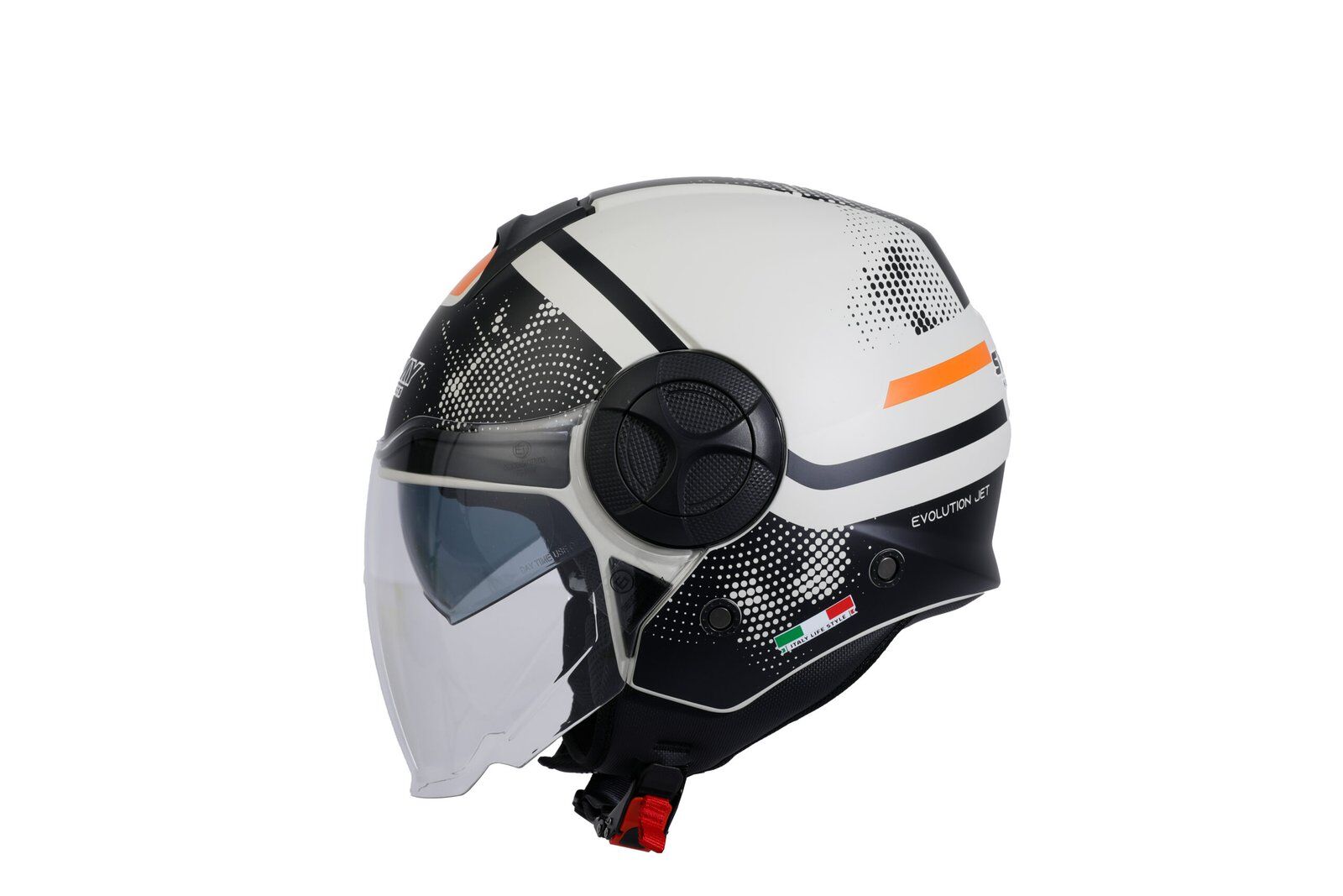 SWAY SW 737 GEMINI Beige Black Yarım Kask