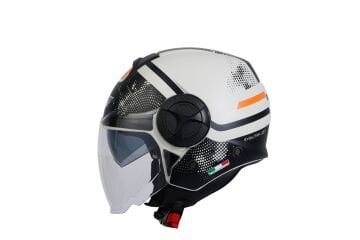 SWAY SW 737 GEMINI Beige Black Yarım Kask