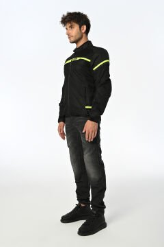 LS2 RIVA MONT SİYAH-NEON SARI