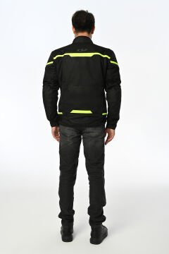 LS2 RIVA MONT SİYAH-NEON SARI