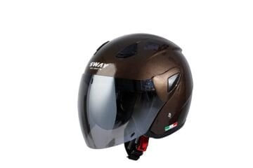 SWAY SW 737 GLOSS Brown Yarım Kask