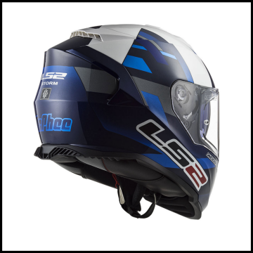 LS2 STORM 2 MCPHEE REPLICA MAVİ-BEYAZ KAPALI KASK