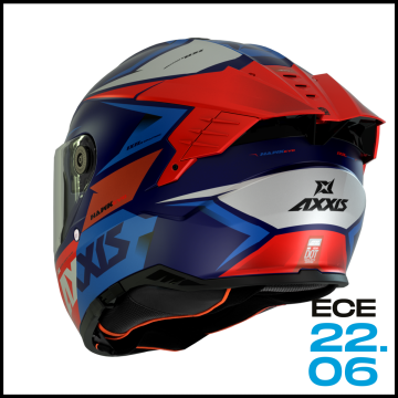 AXXIS HAWK EVO SV IXIL C7 MAT BLUE KAPALI KASK