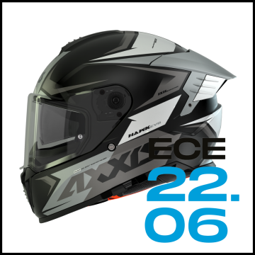AXXIS HAWK EVO SV IXIL A2 MAT TITANIUM KAPALI KASK