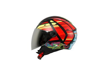 SWAY SW 765 COLOURFUL-YARIM KASK