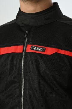 LS2 RIVA MONT SİYAH-KIRMIZI