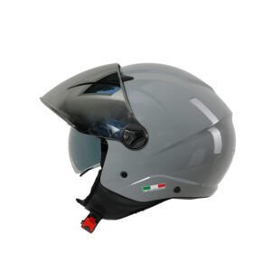 SWAY SW 765 Gloss Nardo Grey-YARIM KASK