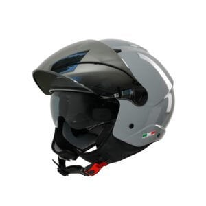 SWAY SW 765 Gloss Nardo Grey-YARIM KASK