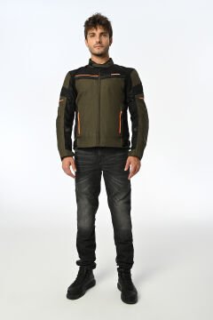 LS2 SHADOW MONT HAKİ-SİYAH-NEON TURUNCU